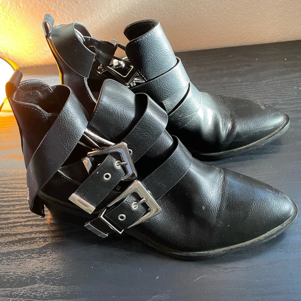 ASOS Buckle Booties 🖤 - Picture 6 of 8
